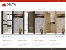 Tablet Screenshot of deltakapi.com.tr